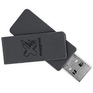 PENDRIVE 32GB TWIST PRETO USB MAXPRINT