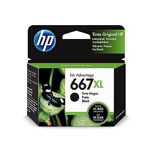 CARTUCHO HP 667XL PRETO 8,5ML