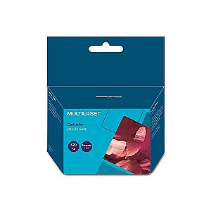 Cartucho de tinta  670xl magenta 13ml compatível multilaser