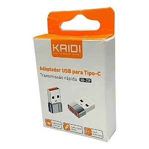 ADAPTADOR OTG TIPO C PARA USB KAIDI KD-339