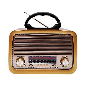 RADIO AM/FM RETRÔ COM BLUETOOTH KA-3199