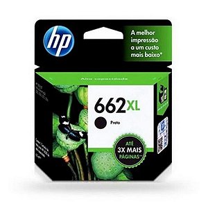 Cartucho HP 662XL Preto 6,5ml