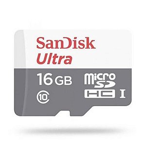 CARTÃO DE MEMÓRIA 16GB  80MB SanDisk Ultra Classe 10