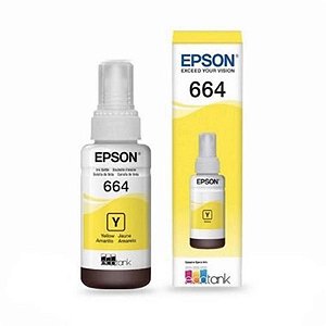 Refil de Tinta EPSON 664 Amarelo 70ml