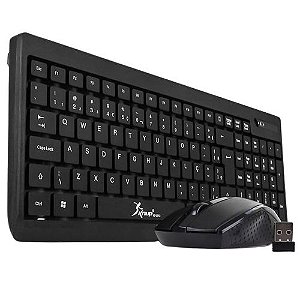 Kit teclado sem fio e mouse KP-2012 knup