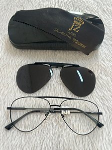 ÓCULOS CLIP ON AVIADOR