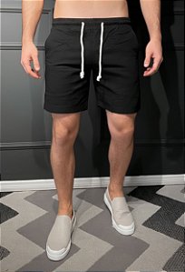 Short Linho Preto Vidic