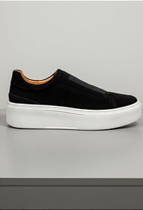 Tênis Sneaker Vidic Vegas Preto Camurça
