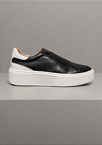 Tênis Sneaker Vidic Vegas Preto e Branco