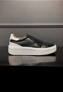 Tênis Sneaker Vidic Vegas Preto e Branco