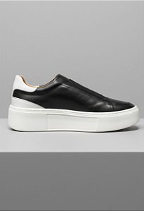 Tênis Sneaker Vidic Vegas Preto e Branco