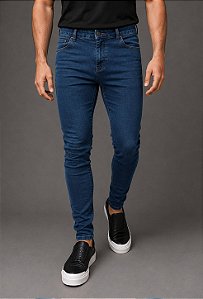 Calça Jeans Skinny Azul Clássico