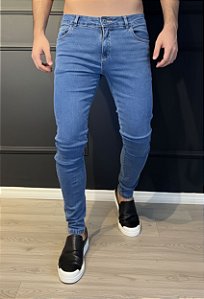 Calça Jeans Skinny Azul Clássico