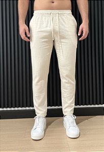 Calça Linho Natural Vidic