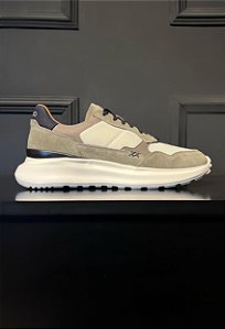 Sneaker Vidic Volcan Cinza Retrô