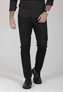 Calça Alfaiataria Slim Vidic Preta