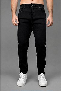 Calça Jeans Slim Black