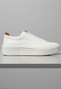 Sneaker Vidic Capri Branco e Whisky