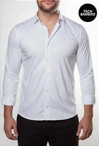 Camisa Tech Bamboo Branca Vidic