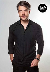 Camisa Tech Bamboo Preta Vidic