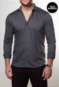 Camisa Tech Bamboo Cinza Vidic