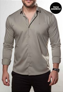 Camisa Tech Bamboo Verde Oliva Vidic