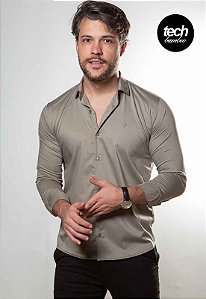Camisa Tech Bamboo Verde Oliva Vidic