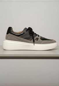 Sneaker Bronx Grafite Camurça Vidic