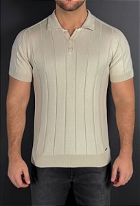 Polo Tricot Marselha Bege Vidic