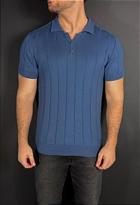 Polo Tricot Marselha Azul Vidic
