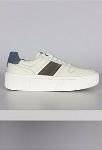 Tênis Sneaker Vidic Jett Off Azul Marrom