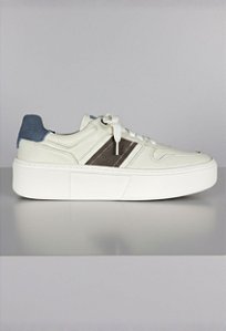 Tênis Sneaker Vidic Jett Off Azul Marrom