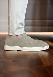 Loafer Montelli Vidic Camurça Marfim