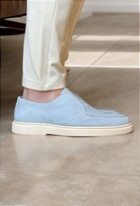 Loafer Montelli Vidic Camurça Acqua