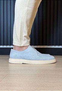 Loafer Montelli Vidic Camurça Acqua