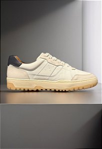 Tênis Sneaker Vidic Soho Branco e Marinho