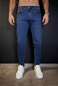 Calça Jeans Skinny Azul Naval