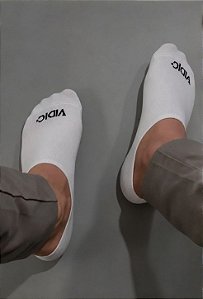 Meia Invisível Branca Vidic