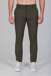 Calça Alfaiataria Confort Vidic Verde Militar