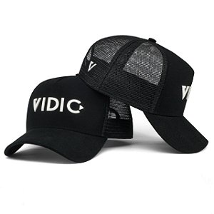 Boné Trucker Preto Vidic