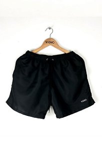 Short Praia Preto Liso Vidic