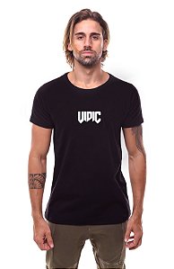 Camiseta Rock Classic Vidic Preta