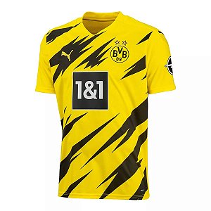 Camisa Borussia Dortmund I 2020 2021 Masculina