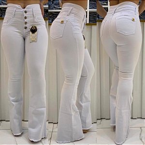 Calça Flare Branca