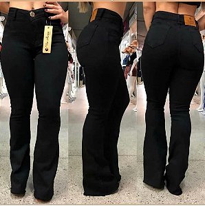 Calça Flare Preta