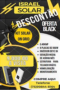 SUPER OFERTA Kit ongrid já com homologação, kit estrutura telhado Gratis