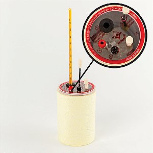 Calorímetro com resistor, 200 mL e termômetro - EQ083
