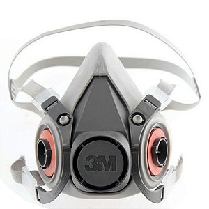 Respirador Máscara 3m Semi Facial 6200 + 02 Filtros 2091