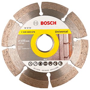DISCO DIAMANTADO STANDARD SEGMENTADO 105MM BOSCH