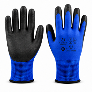 Luva Super Safety Ice em Poliamida com Isolamento em Lã para Baixa Temperatura CA 43440